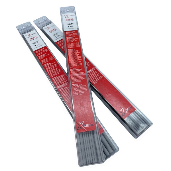 Xtrweld Select 6011 Filler Metal, 1/8, Alloy Steel, 1 lb Display Pack, Tan/Gray SE6011125-1DP - main